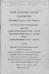 1953 Minutes of the Kings Mountain Baptist Association