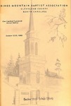 1968 Minutes of the Kings Mountain Baptist Association by Kings Mountain Baptist Association