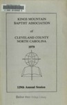 1979 Minutes of the Kings Mountain Baptist Association