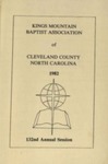 1982 Minutes of the Kings Mountain Baptist Association