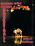 Media Guide - 1970-1971, Basketball Season by Gardner-Webb University