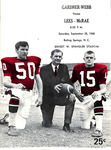 Media Guide - 1968, September 28 Gardner-Webb vs. Lees-McRae