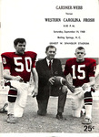 Media Guide - 1968, September 14 Gardner-Webb vs. Western Carolina