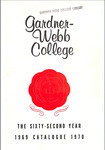 1969 - 1970, Gardner-Webb College Academic Catalog